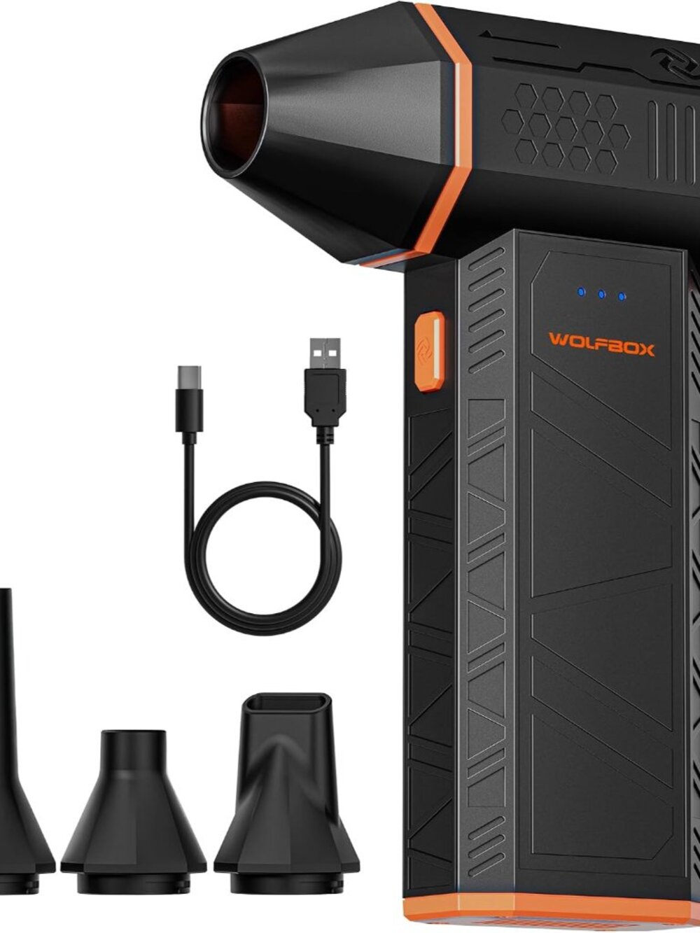 MegaFlow 50 Compressed Air Duster, 110,000 RPM, 3-Gear Adjustable